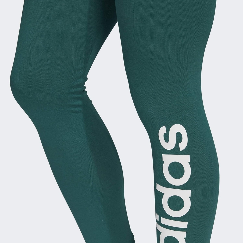 Adidas Performance Essentials Linear Leggings Gre… - image 7
